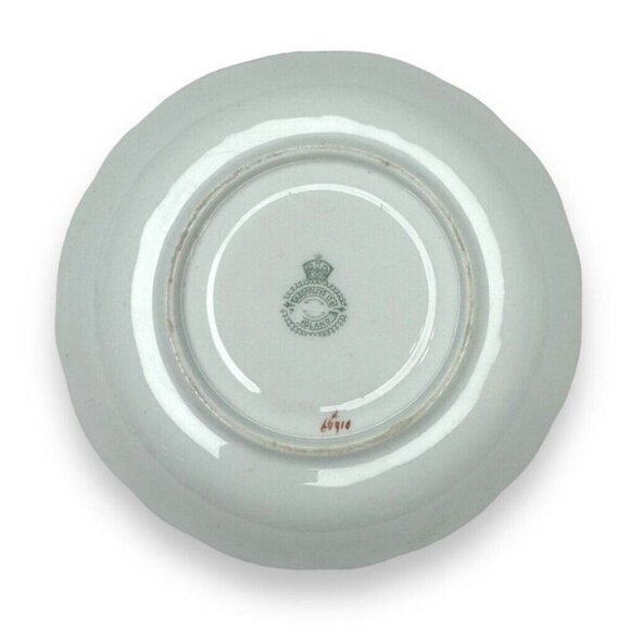 Tiffany & Co Adderley Bouillon Cup & Saucer Set Pink Roses Gold Trim England - Picture 7 of 12